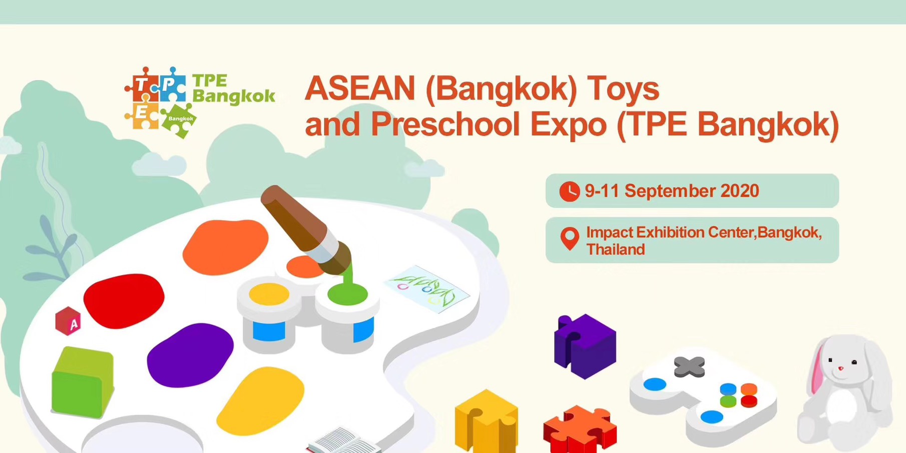 มหกรรมแสดงของเล่นเด็กและสินค้าก่อนวัยเรียนแห่งอาเซียน (กรุงเทพฯ) ASEAN (Bangkok) Toys & Preschool 2020